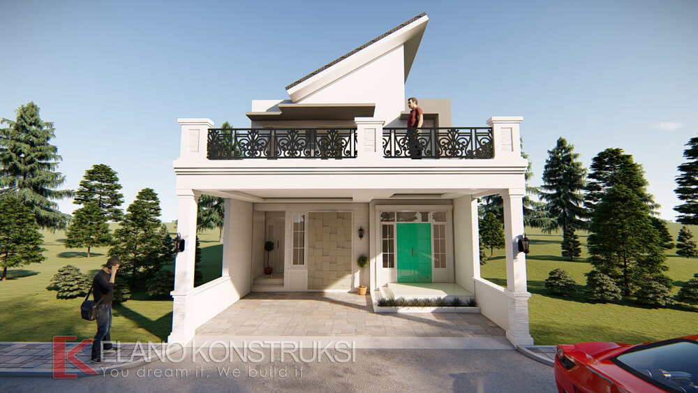 Elano Konstruksi Desain Rumah Klasik Bapak Wawan 245 M2 Depok