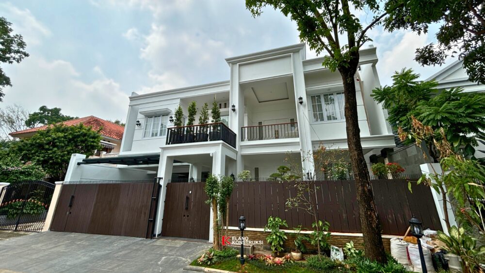 Konstruksi Rumah Klasik Bapak Tomi BSD 15 X 25 M