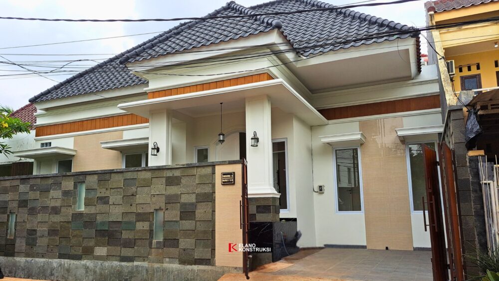 Konstruksi Rumah Klasik Ibu Lolo Jakarta 14,5 X 17,5 M