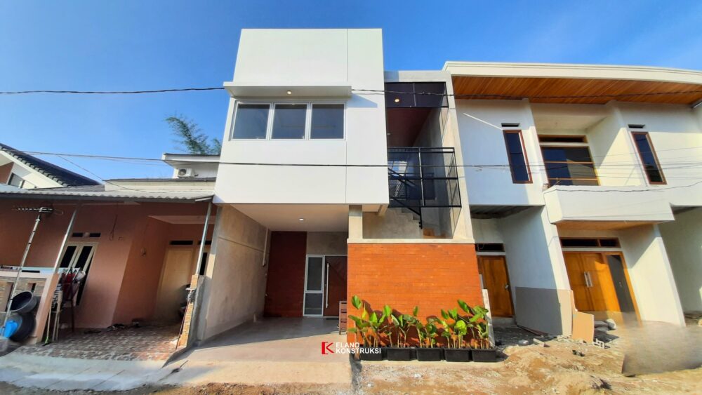 Konstruksi Rumah Minimalis Modern Ibu Siti Depok 10 X 6 M