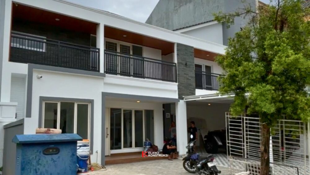 Konstruksi Kos Tropis Modern Bapak Albert Bogor 12,5 X 23,3 M