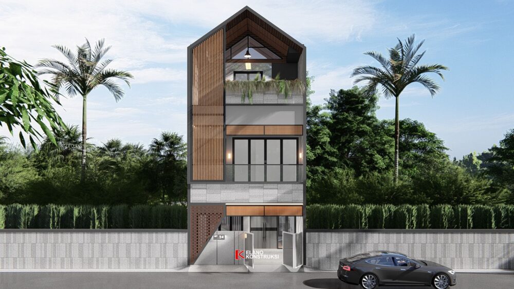 Desain Rumah Minimalis Modern Ibu Yani Bekasi 6 X 10 M