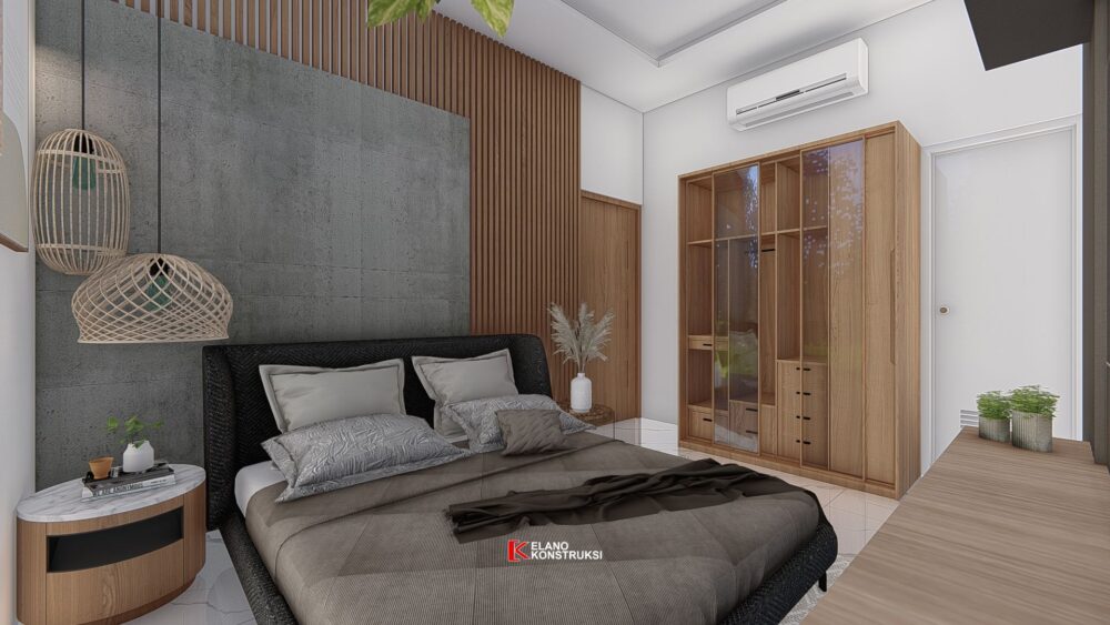 Desain Interior Rumah Minimalis Modern Ibu Shinta Jaktim 7.1 X 11.3 M