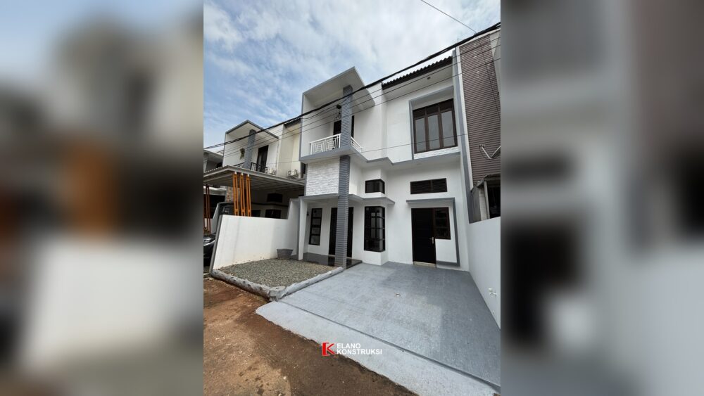 Konstruksi Rumah Tropis Modern Bapak Cahyo Bekasi 7 X 16,7 M