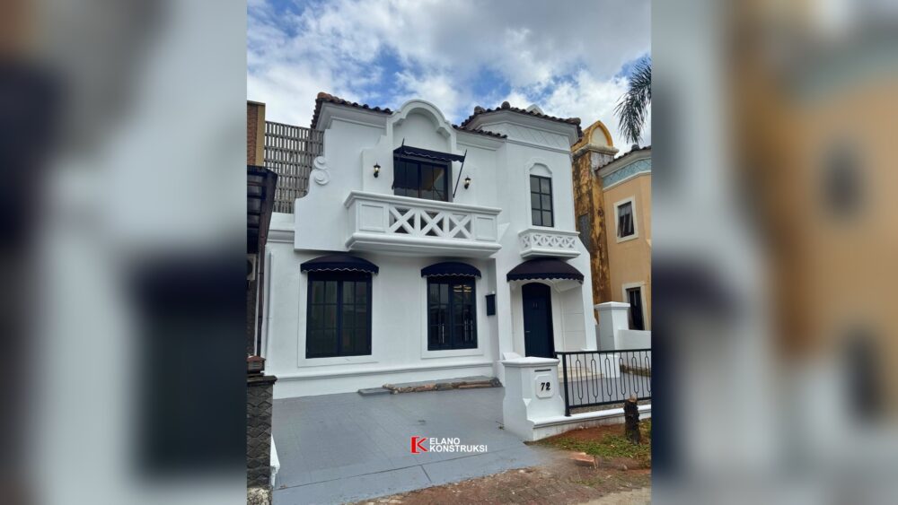 Konstruksi Rumah Klasik Modern Royal Tangsel 10 X 20 M